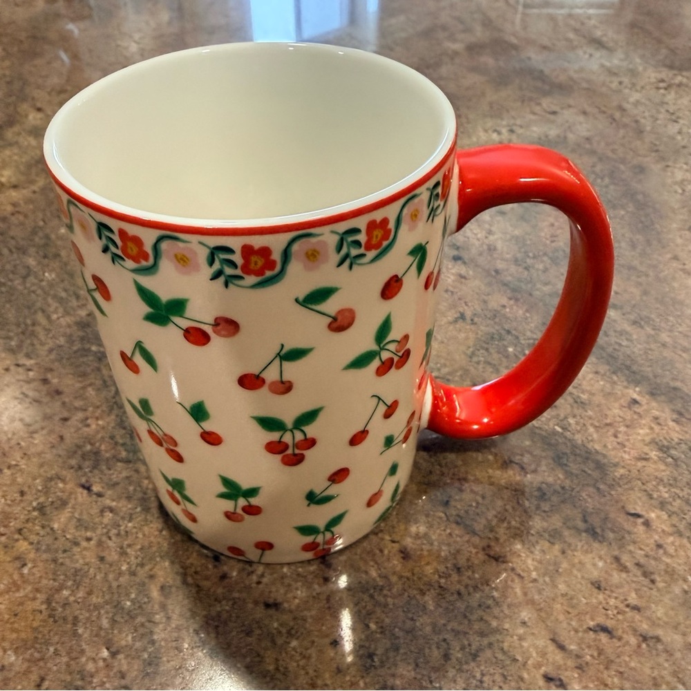 RIFLE PAPER CO. Stoneware Cherries Mug - Picture 3 of 6